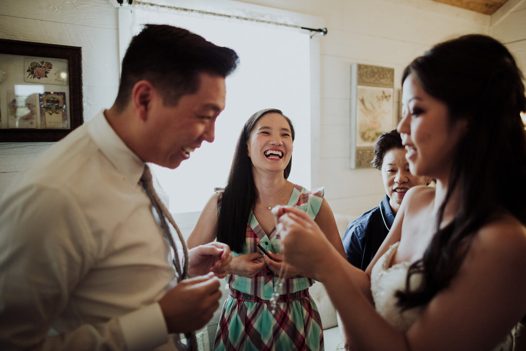brides people laughing