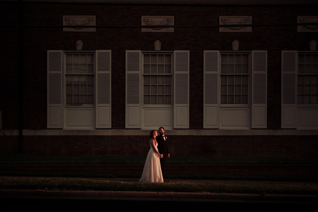 moody portrait of couple
