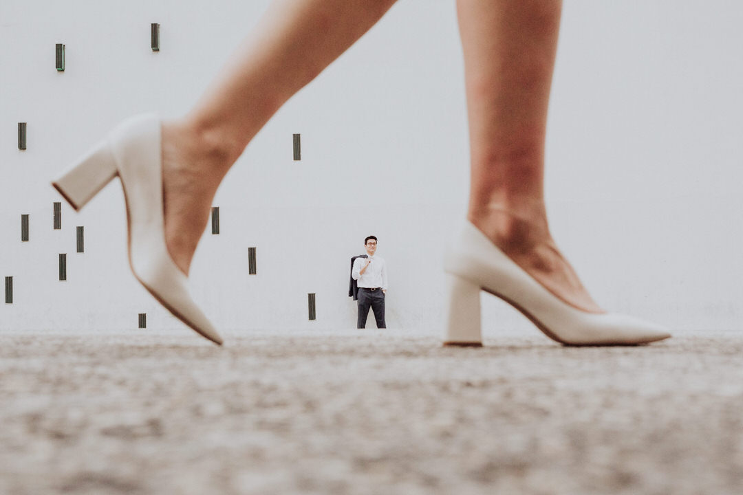 creative portrait of couple