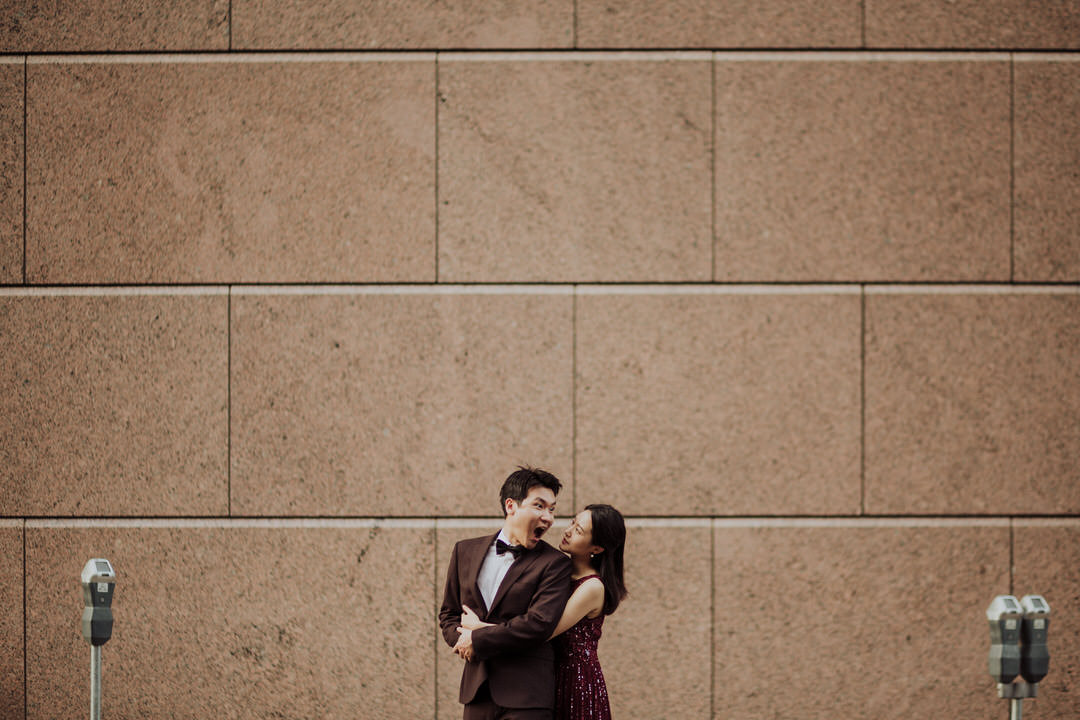 funny engagement photos
