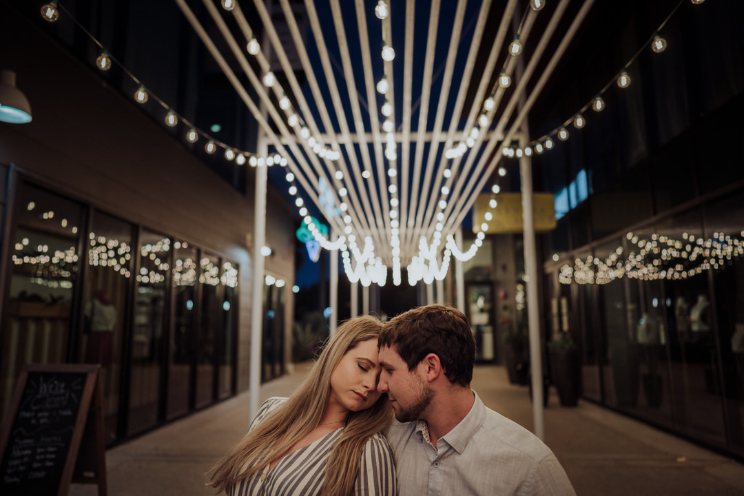 tight and intimate photo of couple